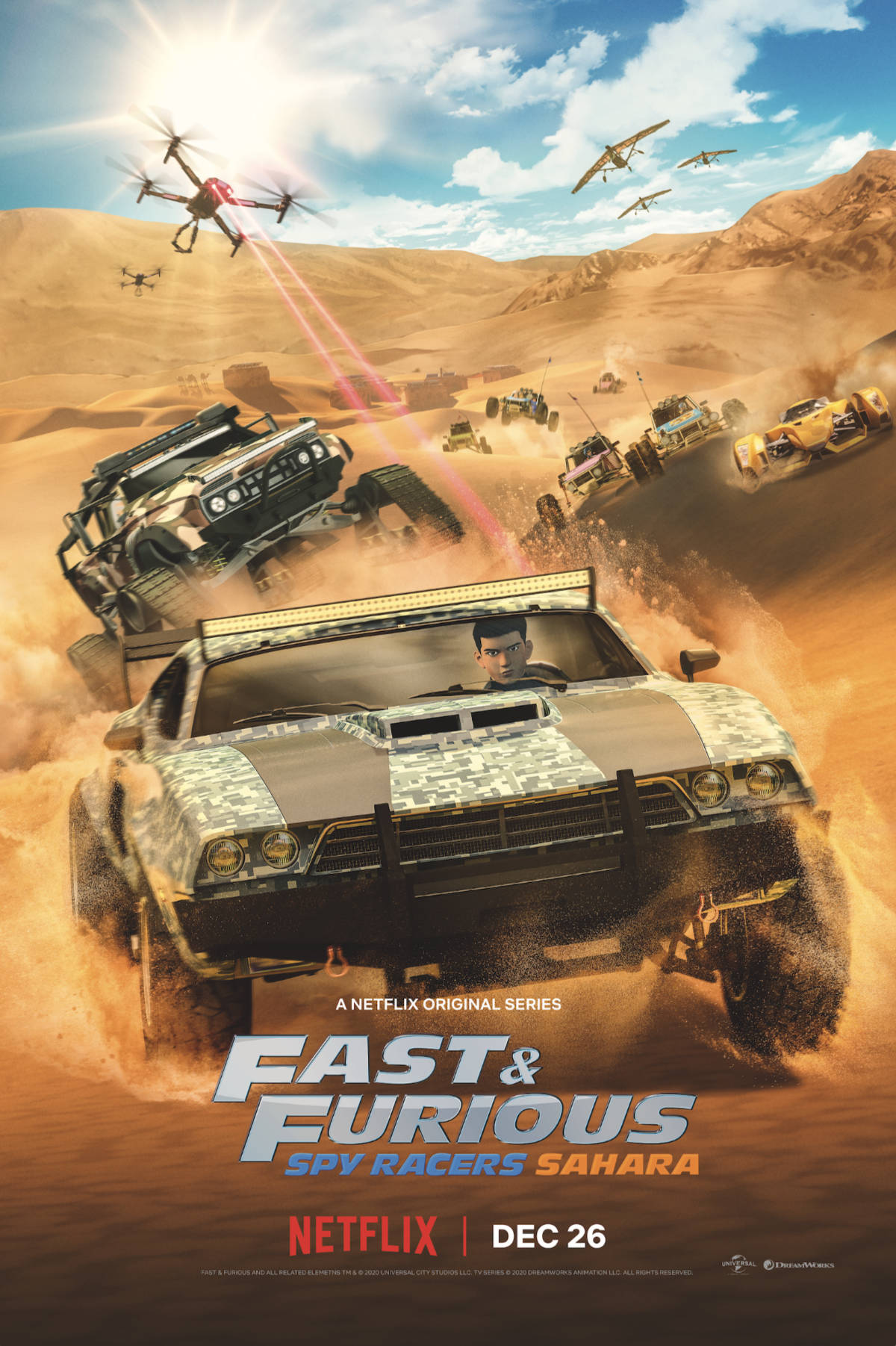 Banner Phim Quá Nhanh Quá Nguy Hiểm: Điệp Viên Tốc Độ 3 – Sahara (Fast & Furious: Spy Racers - Sahara)
