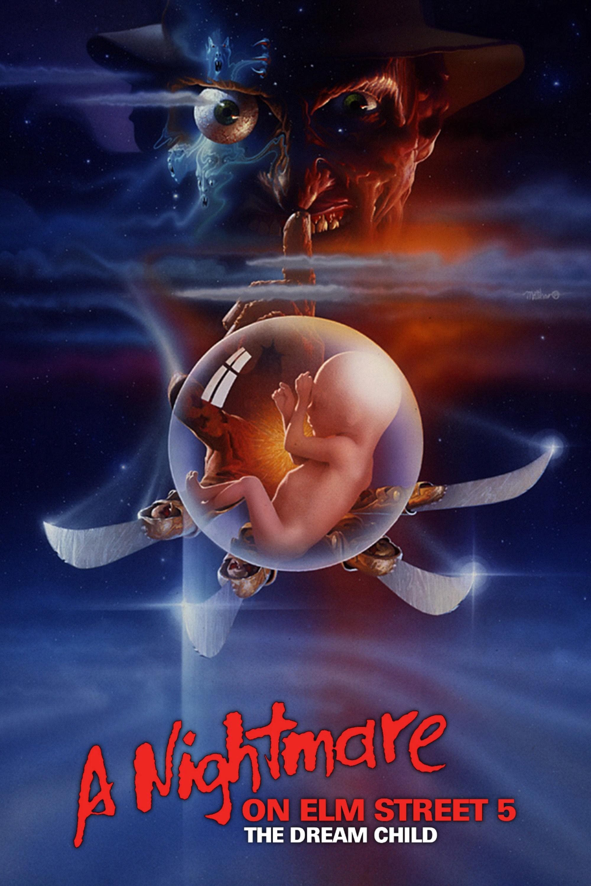 Poster Phim Ác Mộng Phố Elm 5- Đứa Bé Trong Mơ (A Nightmare on Elm Street: The Dream Child)
