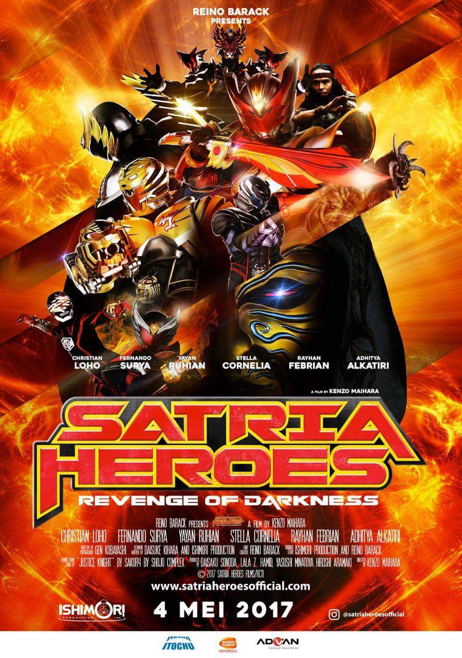 Poster Phim Anh hùng Satria: Bóng tối báo thù (Satria Heroes: Revenge of the Darkness)