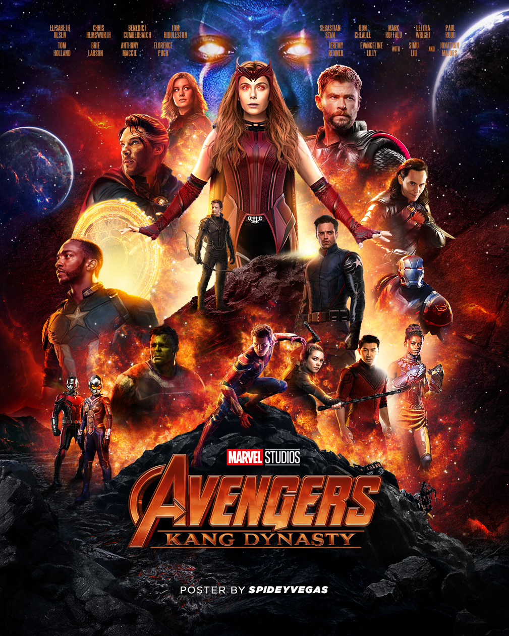Poster Phim Avengers: Triều Đại của Kang (Avengers: The Kang Dynasty)