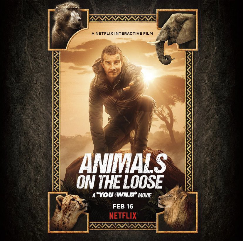 Poster Phim Bạn đối đầu với thiên nhiên: Dã thú trốn thoát (Animals on the Loose: A You vs. Wild Movie)