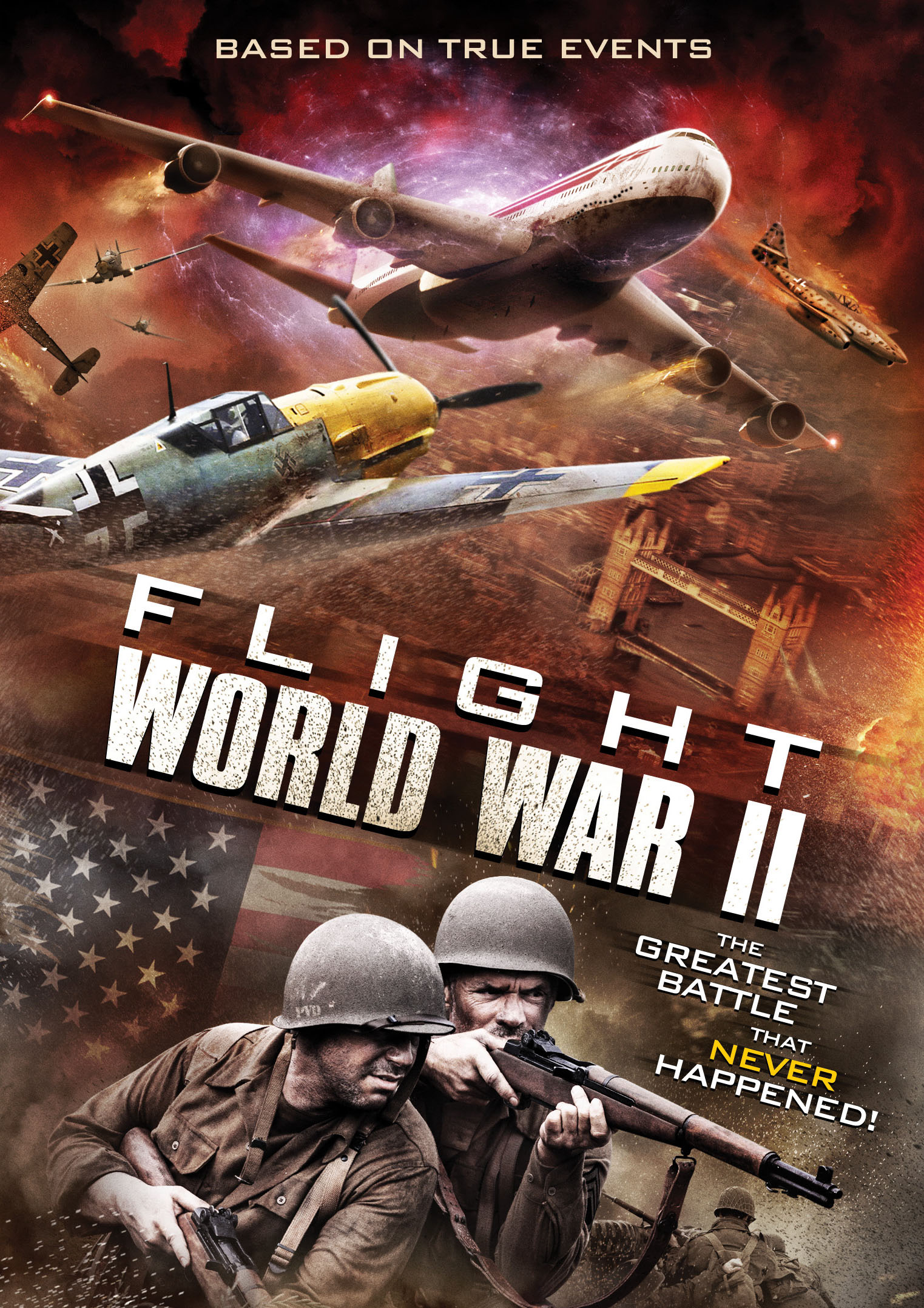Poster Phim Bão Thời Gian (Flight World War II)
