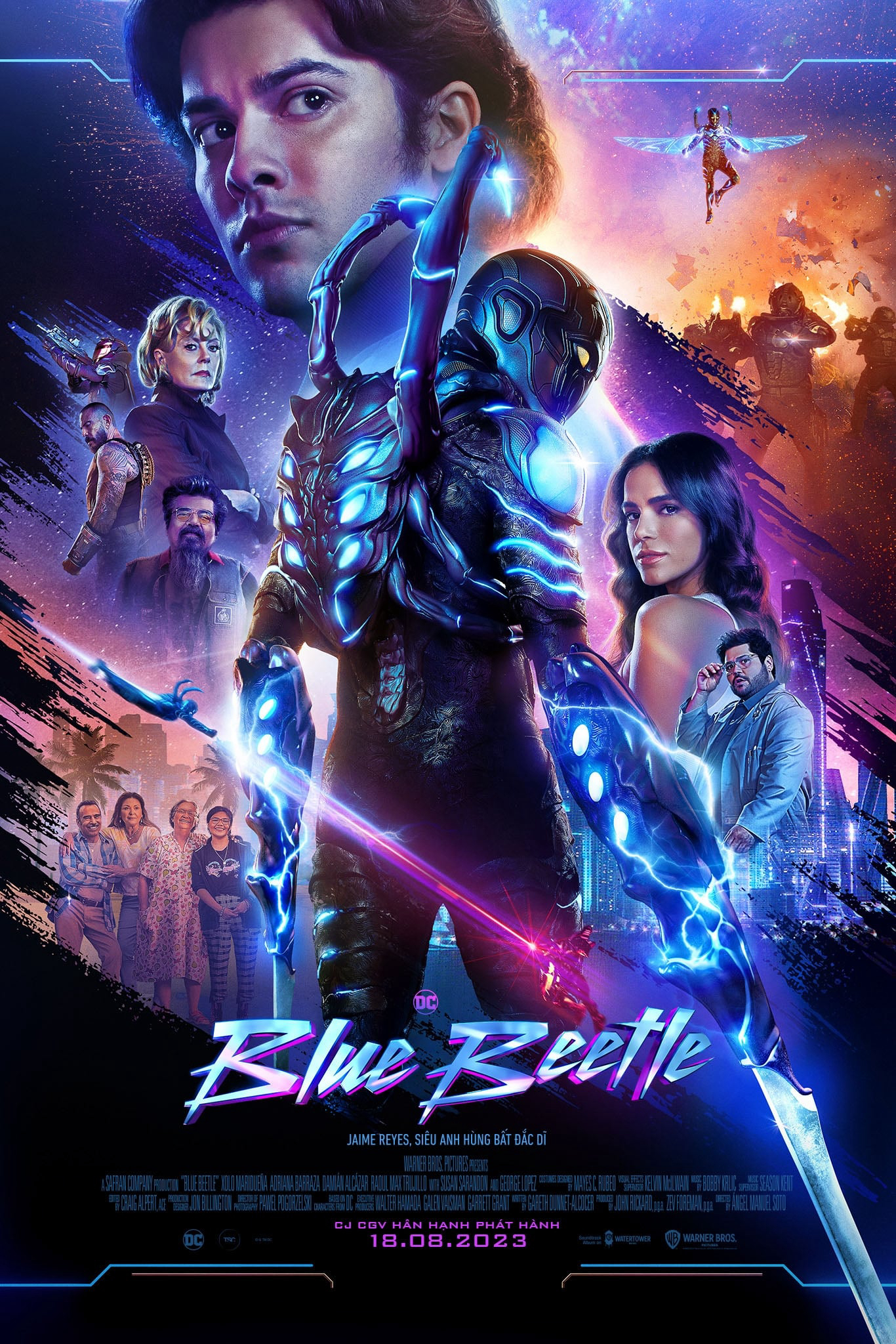 Poster Phim Bọ Hung xanh (Blue Beetle)