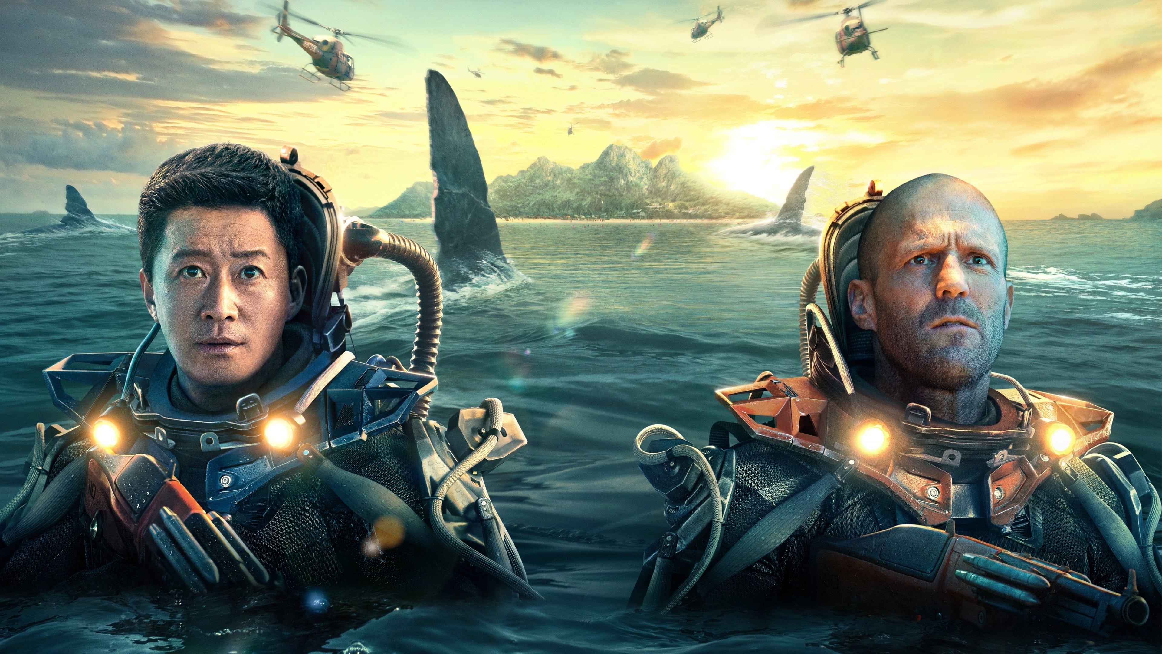 Poster Phim Cá Mập Siêu Bạo Chúa 2: Vực Sâu (Meg 2: The Trench)