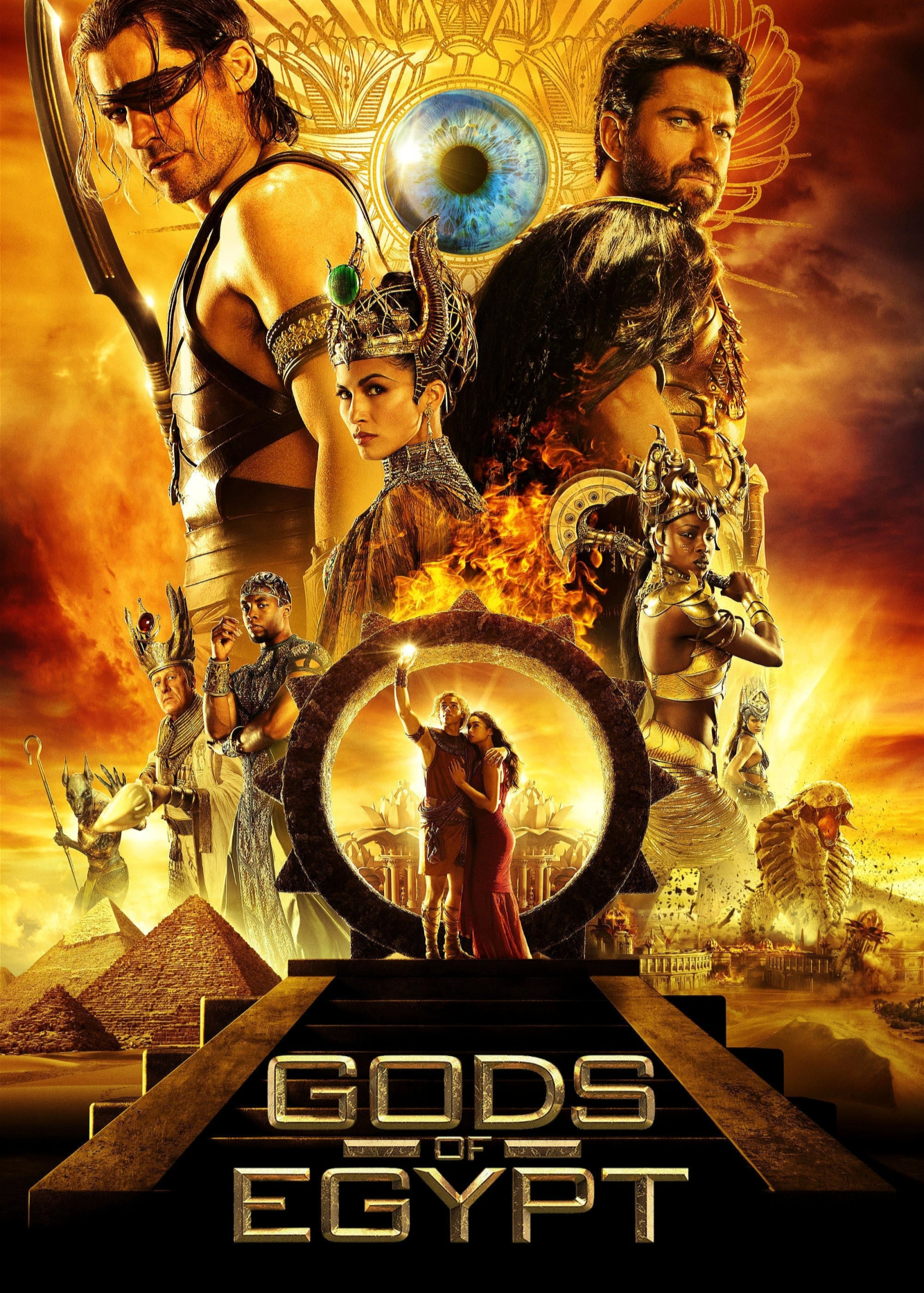 Poster Phim Các Vị Thần Ai Cập (Gods of Egypt)
