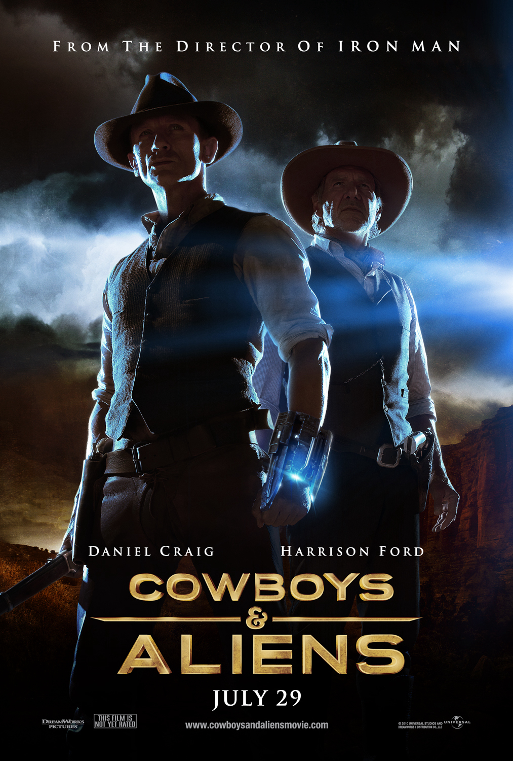 Poster Phim Cao Bồi Và Người Ngoài Hành Tinh (Cowboys and Aliens)