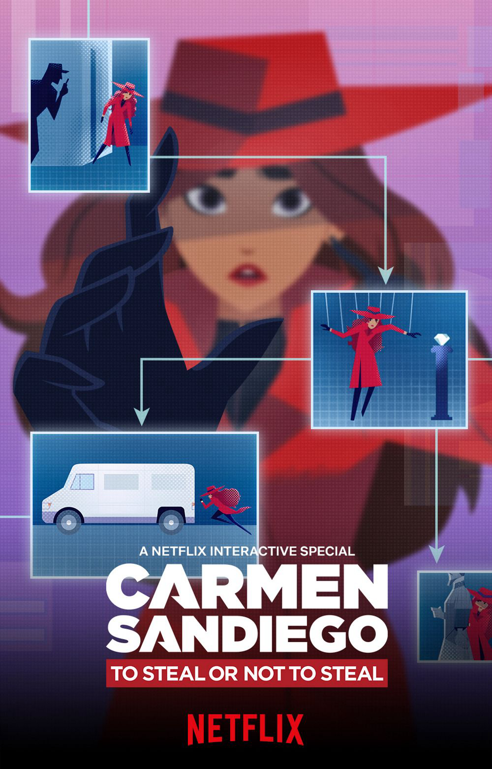 Poster Phim Carmen Sandiego: Trộm hay không trộm (Carmen Sandiego: To Steal or Not to Steal)
