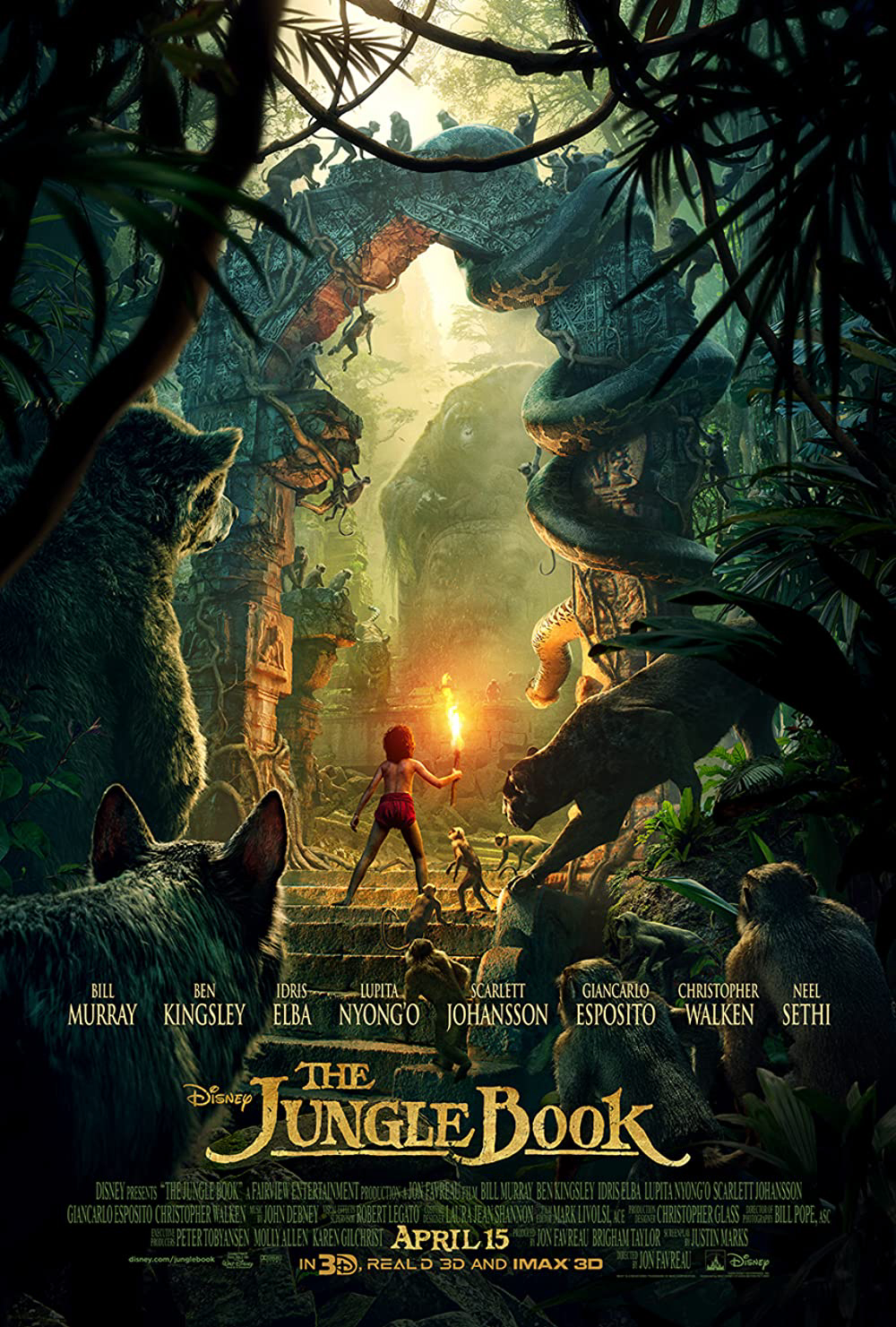 Poster Phim Cậu Bé Rừng Xanh (The Jungle Book 1994)