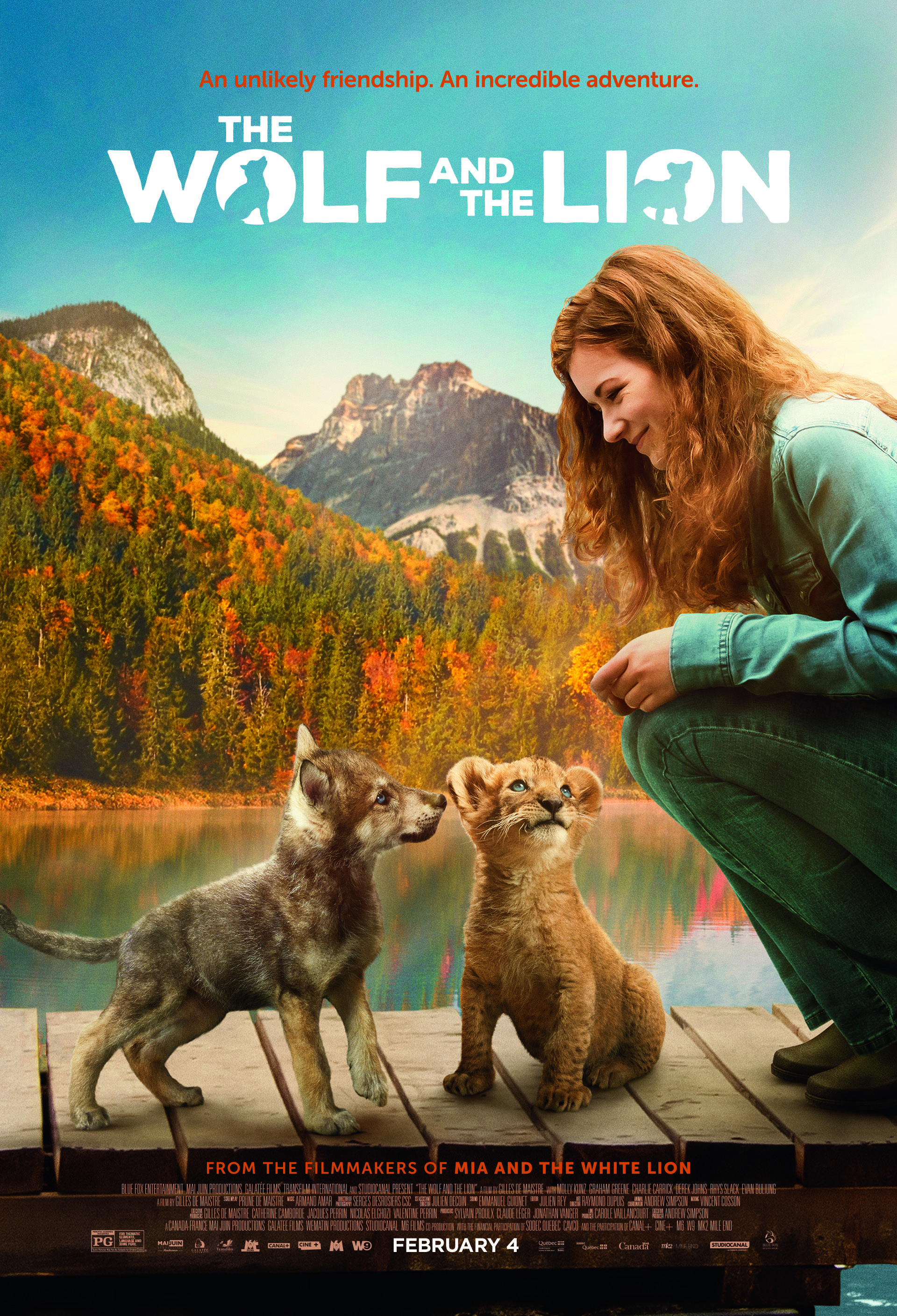Poster Phim Chó sói và sư tử (The Wolf and the Lion)