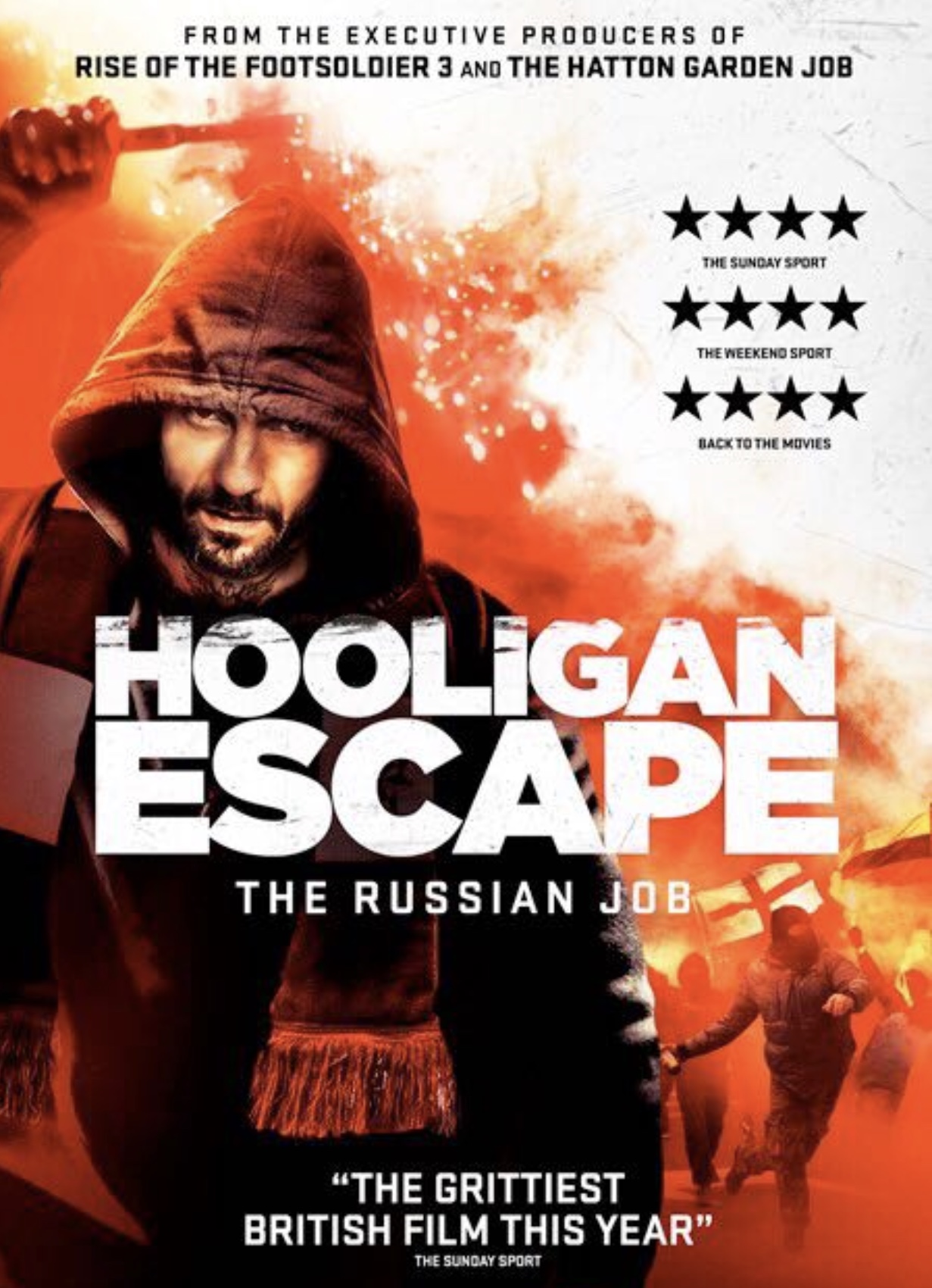 Poster Phim Côn Đồ Bỏ Trốn (Hooligan Escape: The Russian Job)