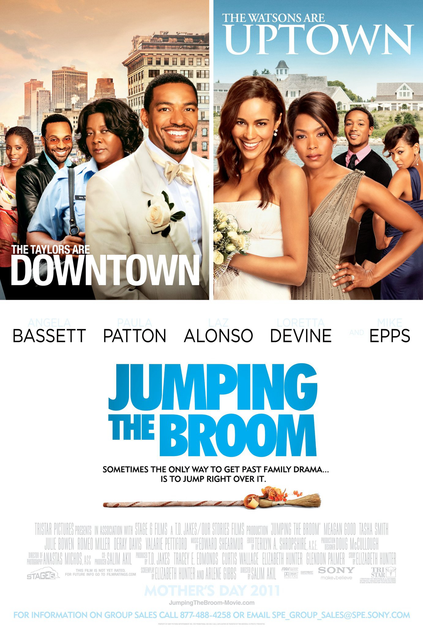 Poster Phim Đại chiến thông gia (Jumping the Broom)