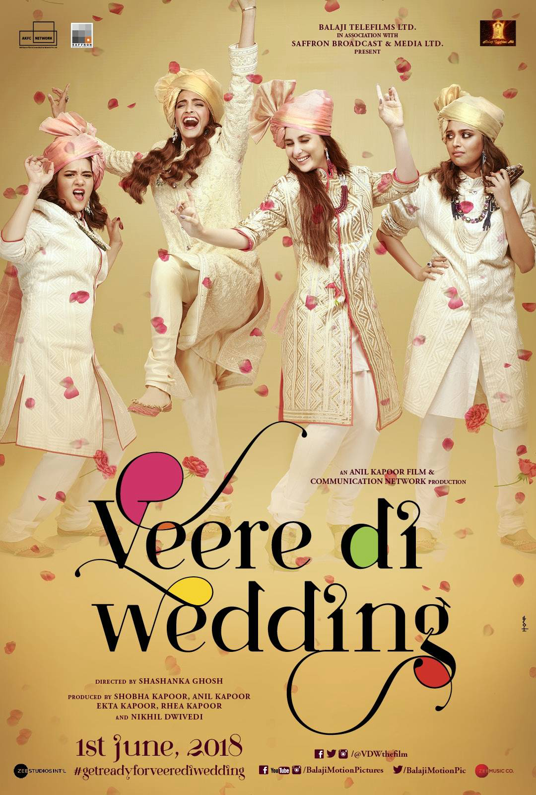Poster Phim Đám Cưới Hội Bạn Thân (Veere Di Wedding)