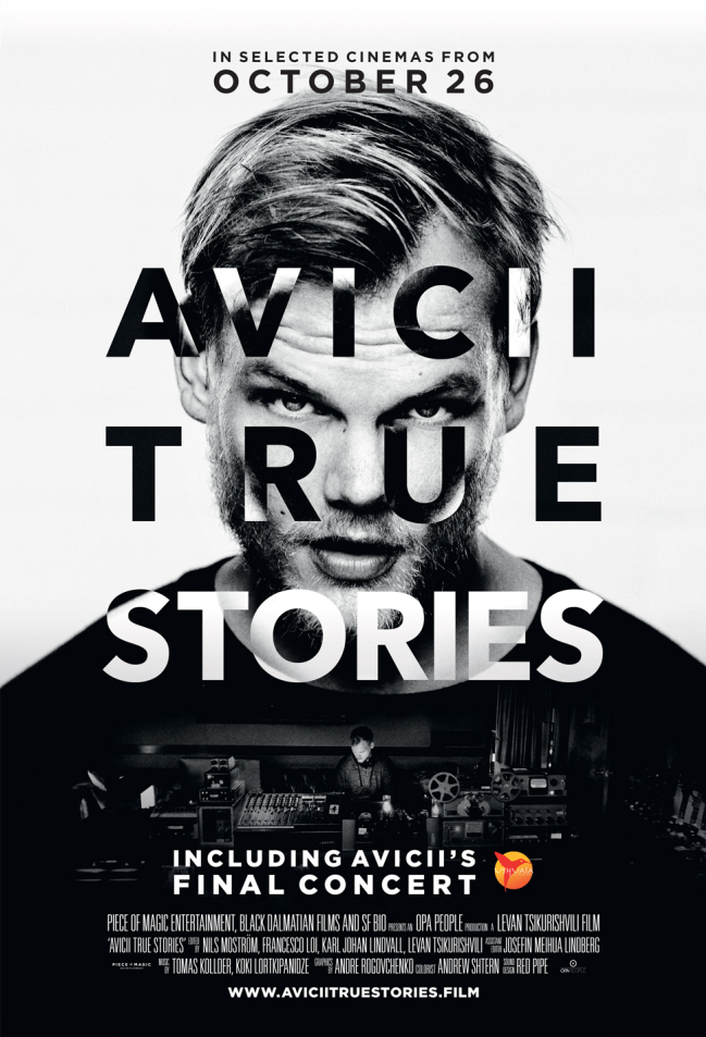 Poster Phim DJ Avicii Và Những Câu Chuyện Có Thật (Avicii: True Stories)