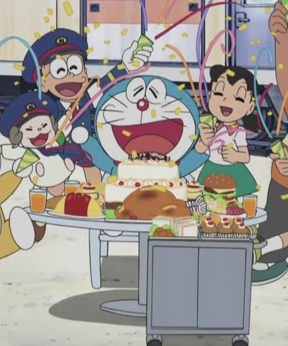 Xem Phim Doraemon: Nobita và Kẻ Săn Tàu Bí Ẩn (Nobita Express and the Mystery of the Train Hunter)