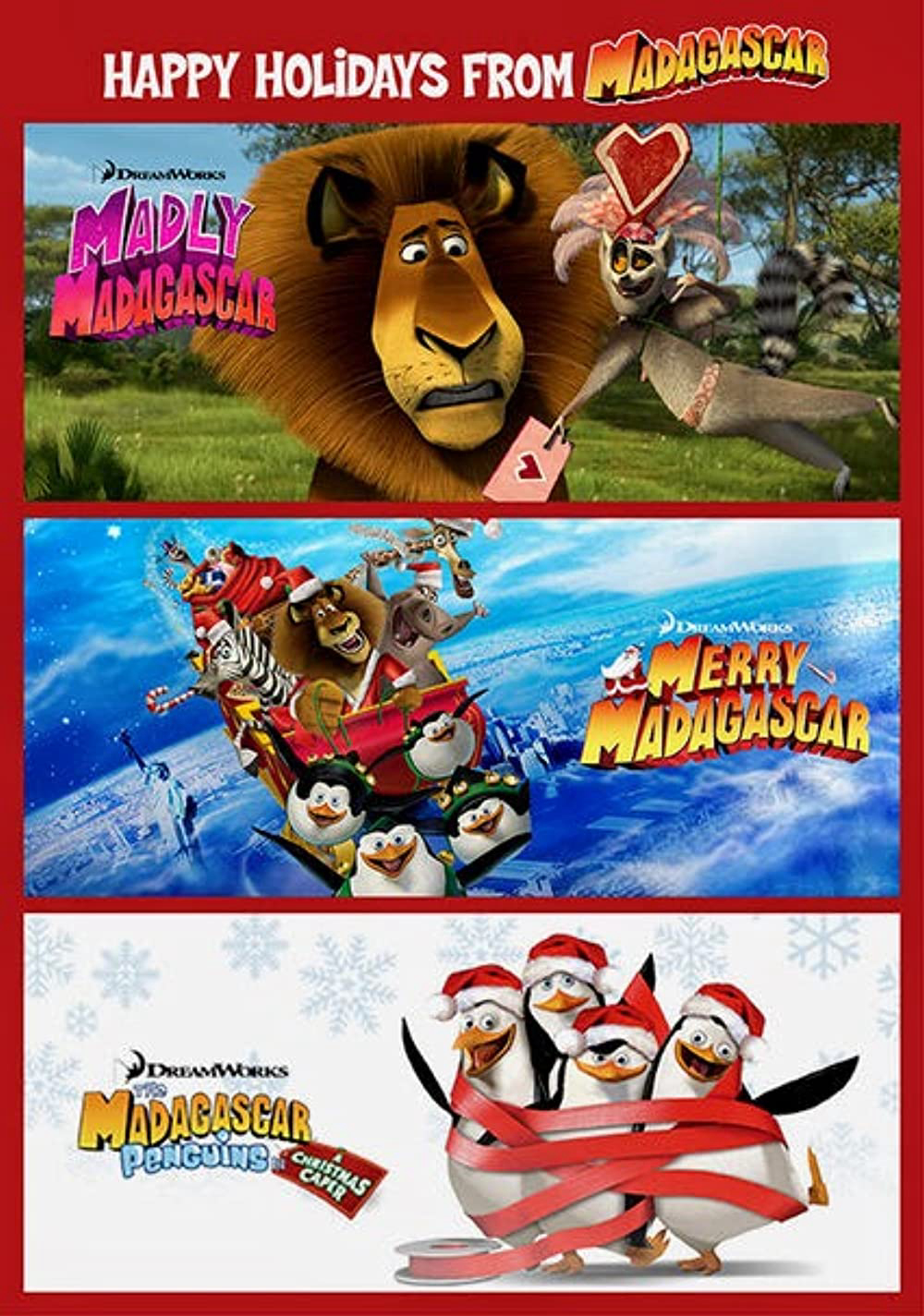 Poster Phim DreamWorks: Kỳ nghỉ thú vị ở Madagascar (DreamWorks Happy Holidays from Madagascar)