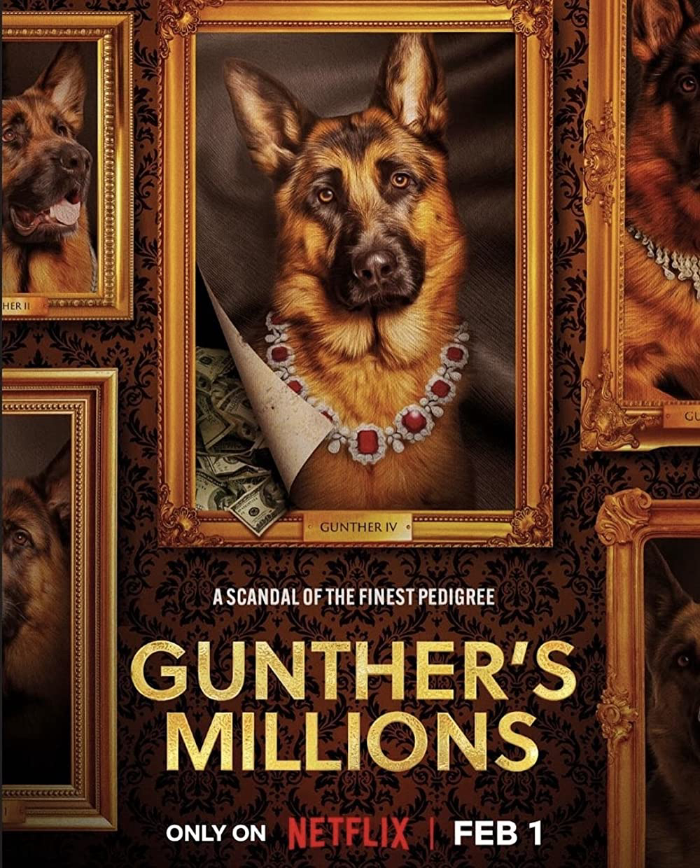 Poster Phim Gunther - Chú chó triệu phú (Gunther's Millions)