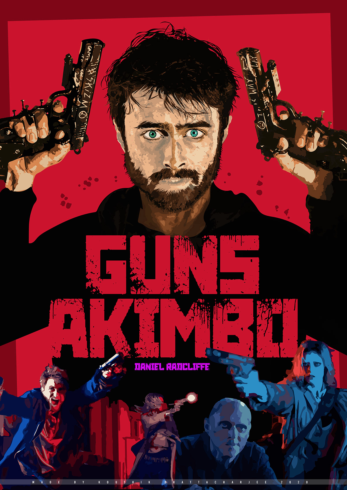 Poster Phim Hai Tay Hai Súng (Guns Akimbo)