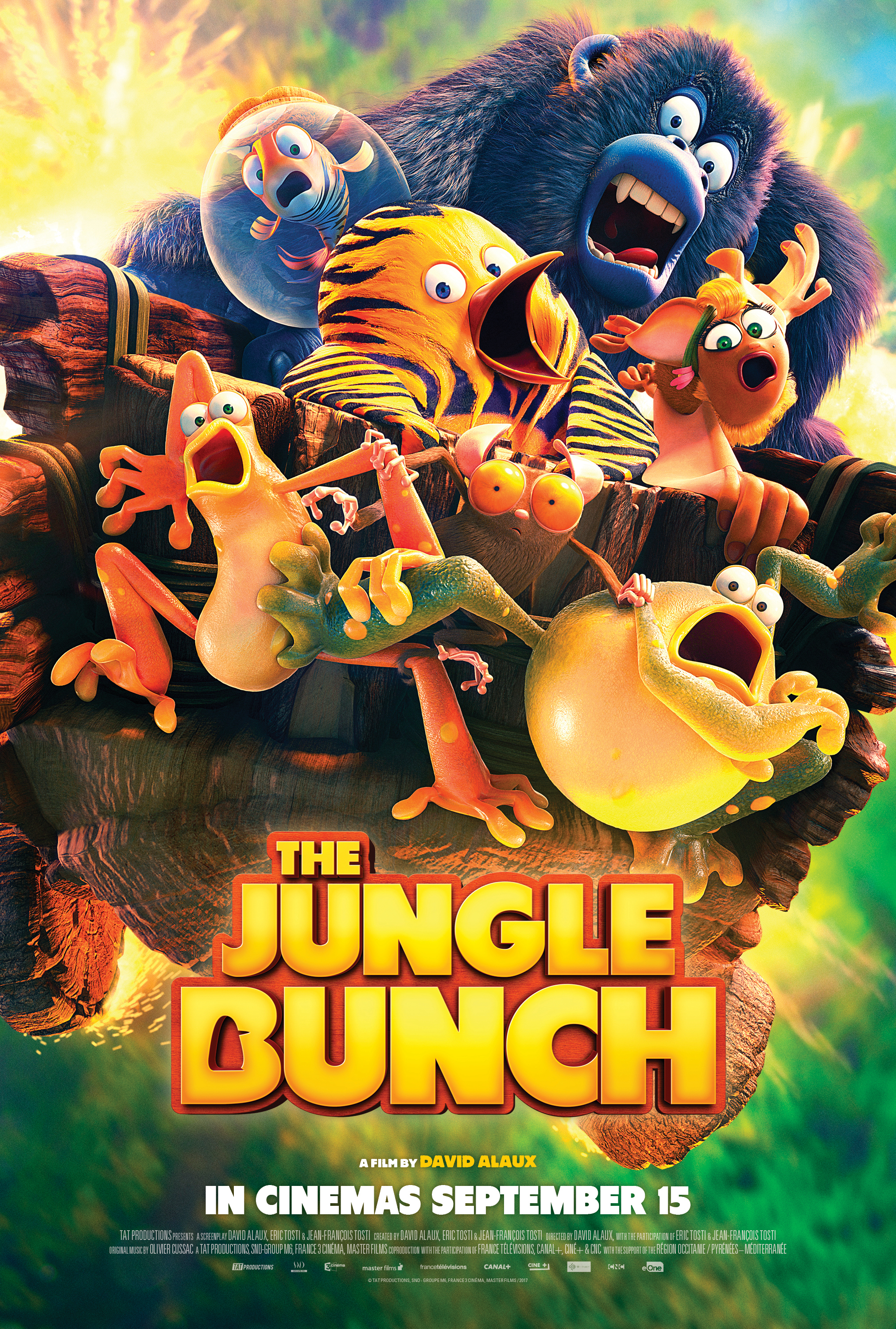 Poster Phim Hổ Cánh Cụt Và Biệt Đội Rừng Xanh (The Jungle Bunch)