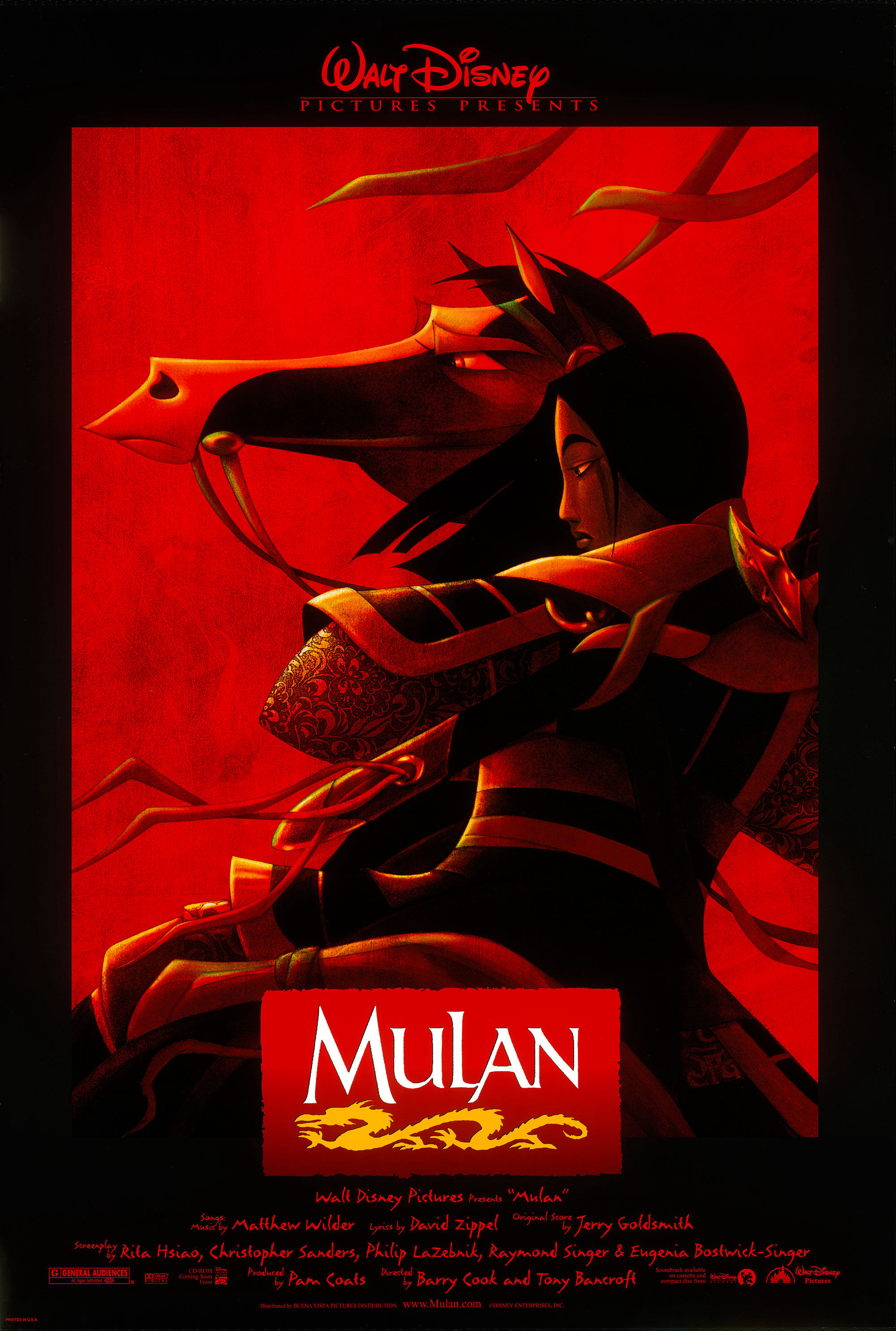 Poster Phim Hoa Mộc Lan (Mulan 1998)