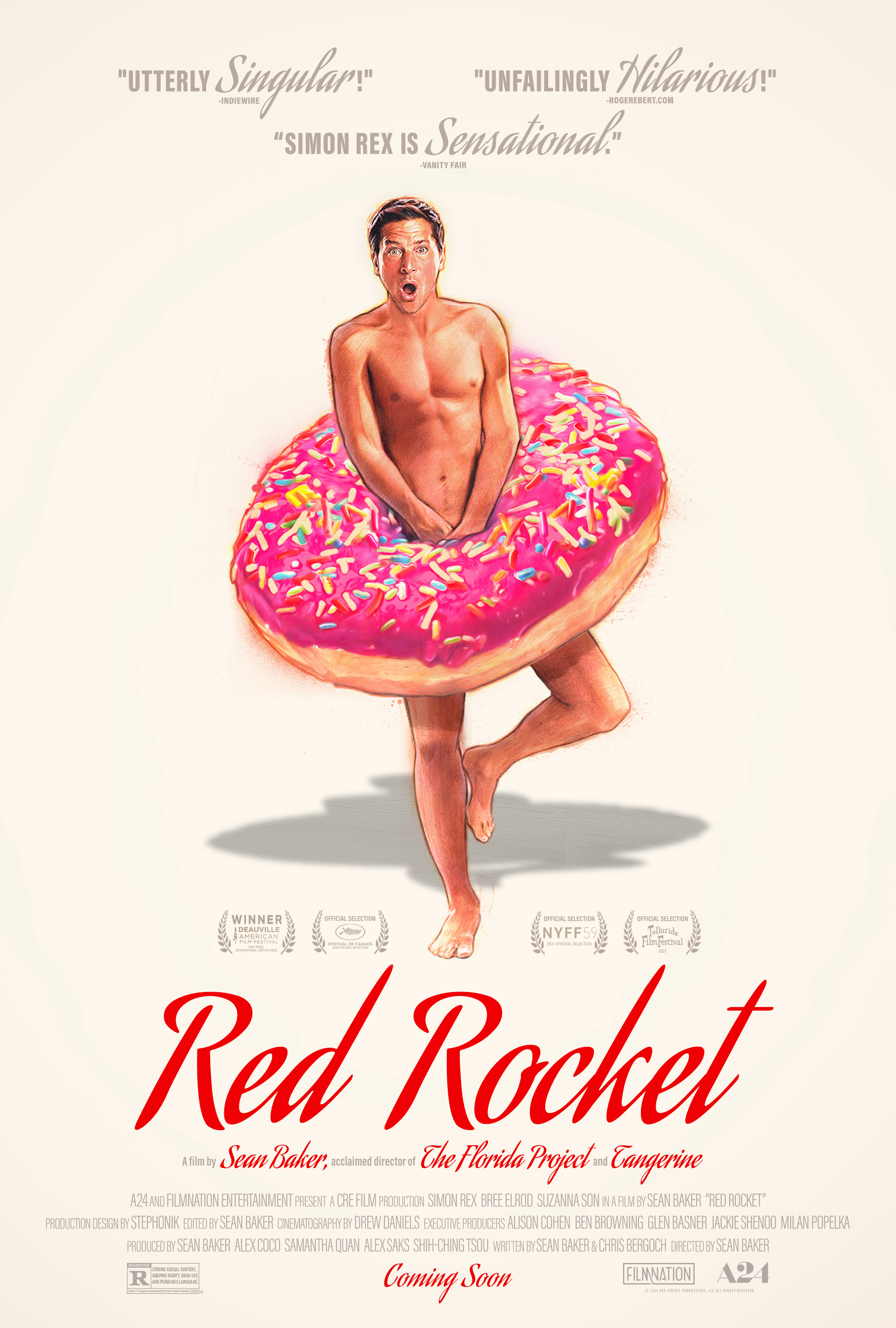 Poster Phim Hỏa tiễn đỏ (Red Rocket)