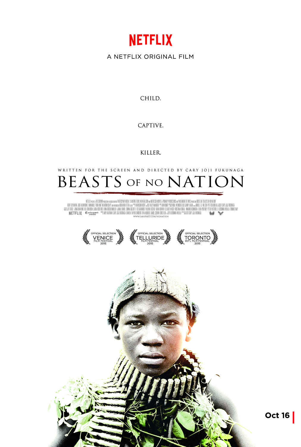 Poster Phim Kẻ thù không tổ quốc (Beasts of No Nation)