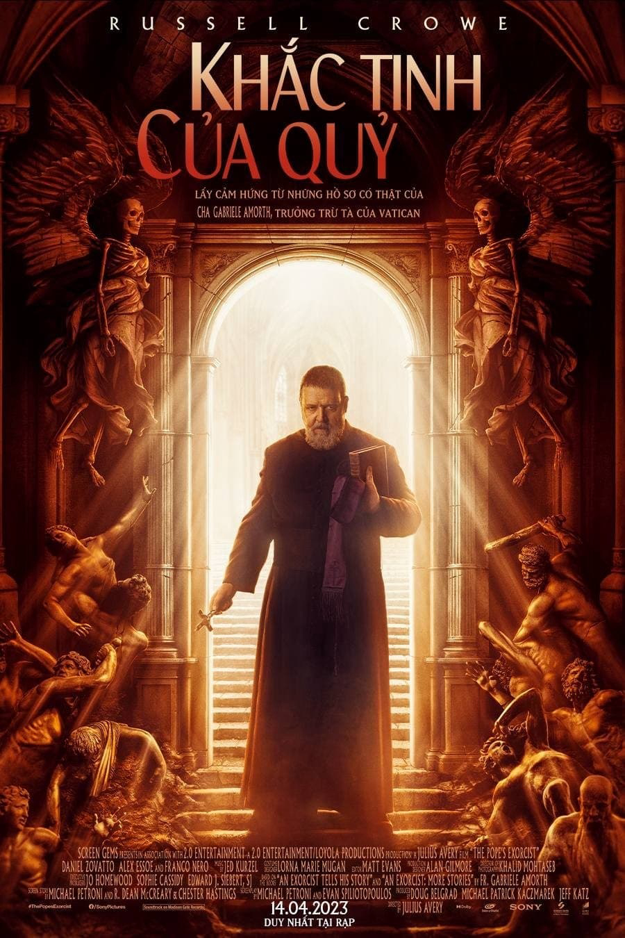 Poster Phim Khắc Tinh Của Quỷ (The Pope's Exorcist)