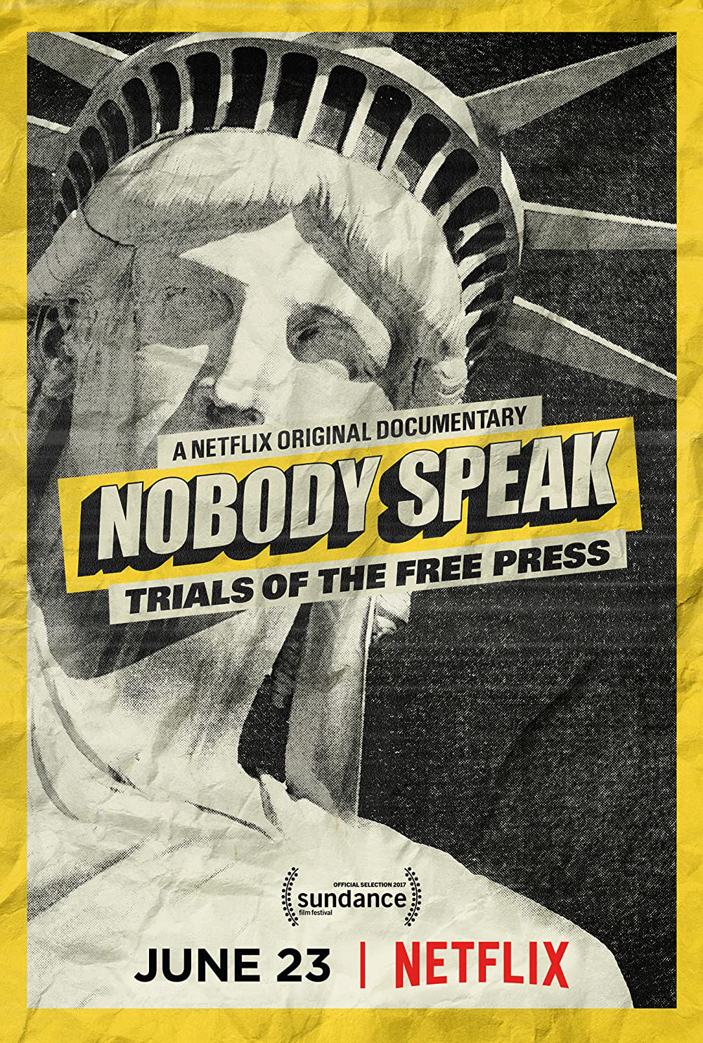 Poster Phim Không ai lên tiếng: Vụ kiện về quyền tự do báo chí (Nobody Speak: Trials of the Free Press)