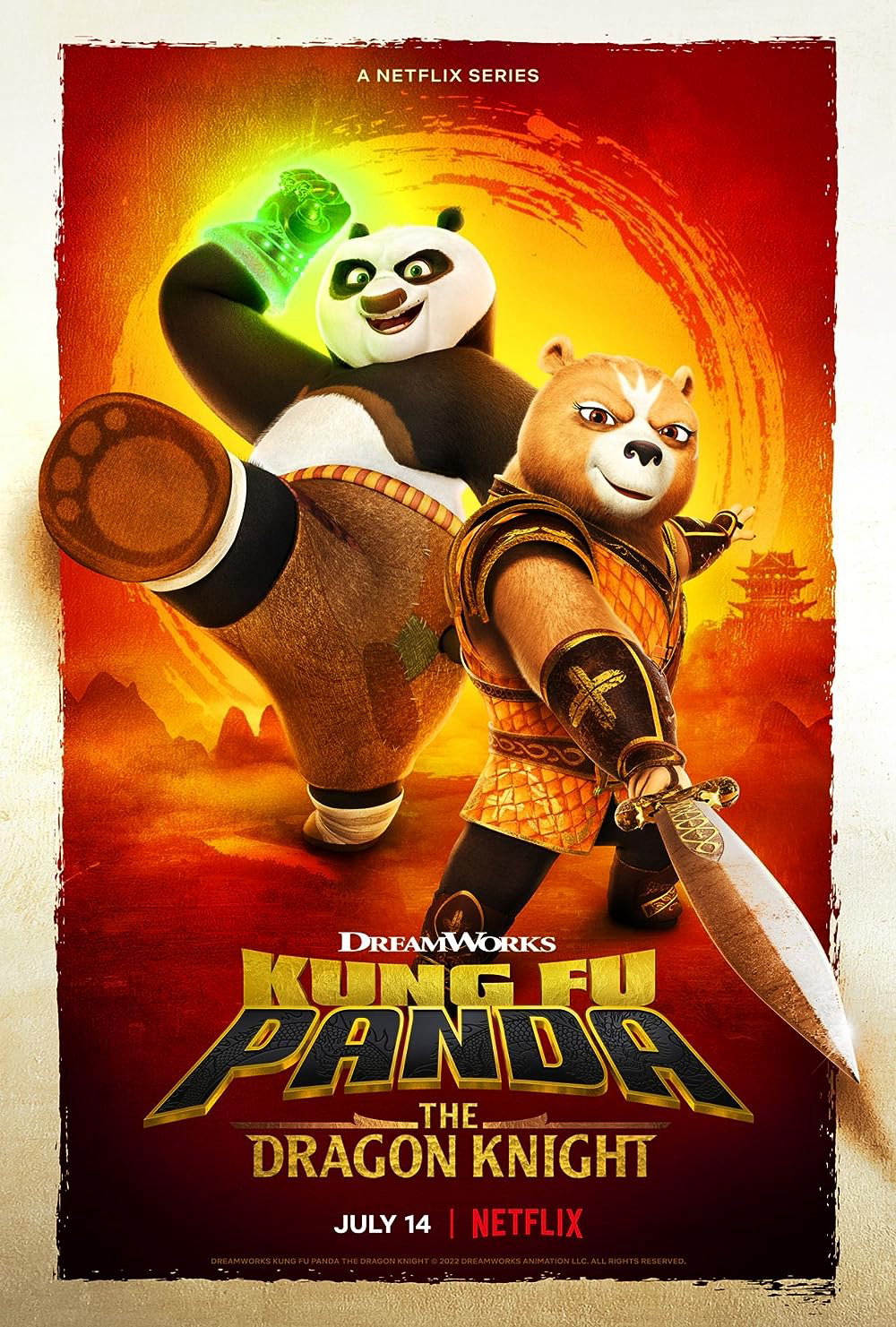Poster Phim Kung Fu Panda: Hiệp sĩ rồng (Phần 3) (Kung Fu Panda: The Dragon Knight (Season 3))