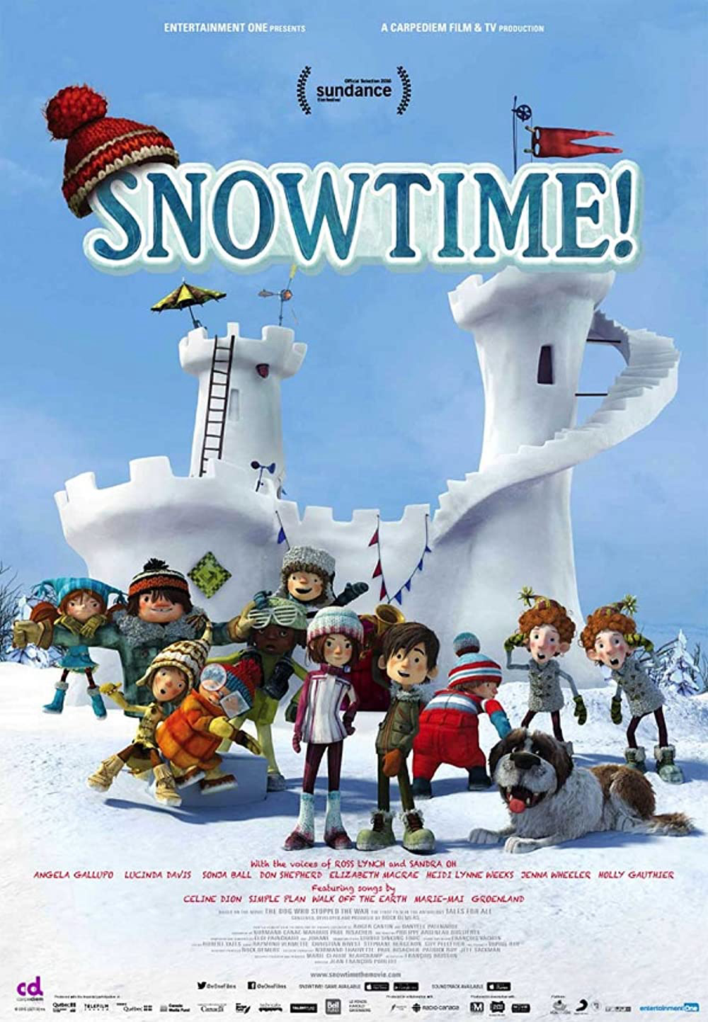 Poster Phim Kỳ Nghỉ Đông Vui Vẻ (Snowtime)