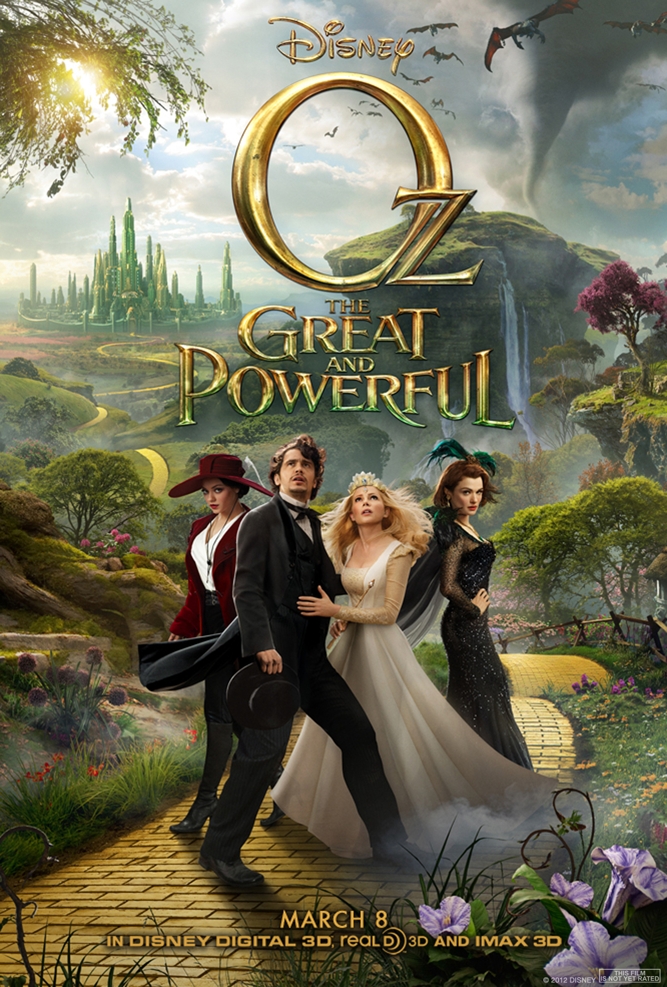 Poster Phim Lạc Vào Xứ Oz Vĩ Đại & Quyền Năng (Oz the Great and Powerful 2013)