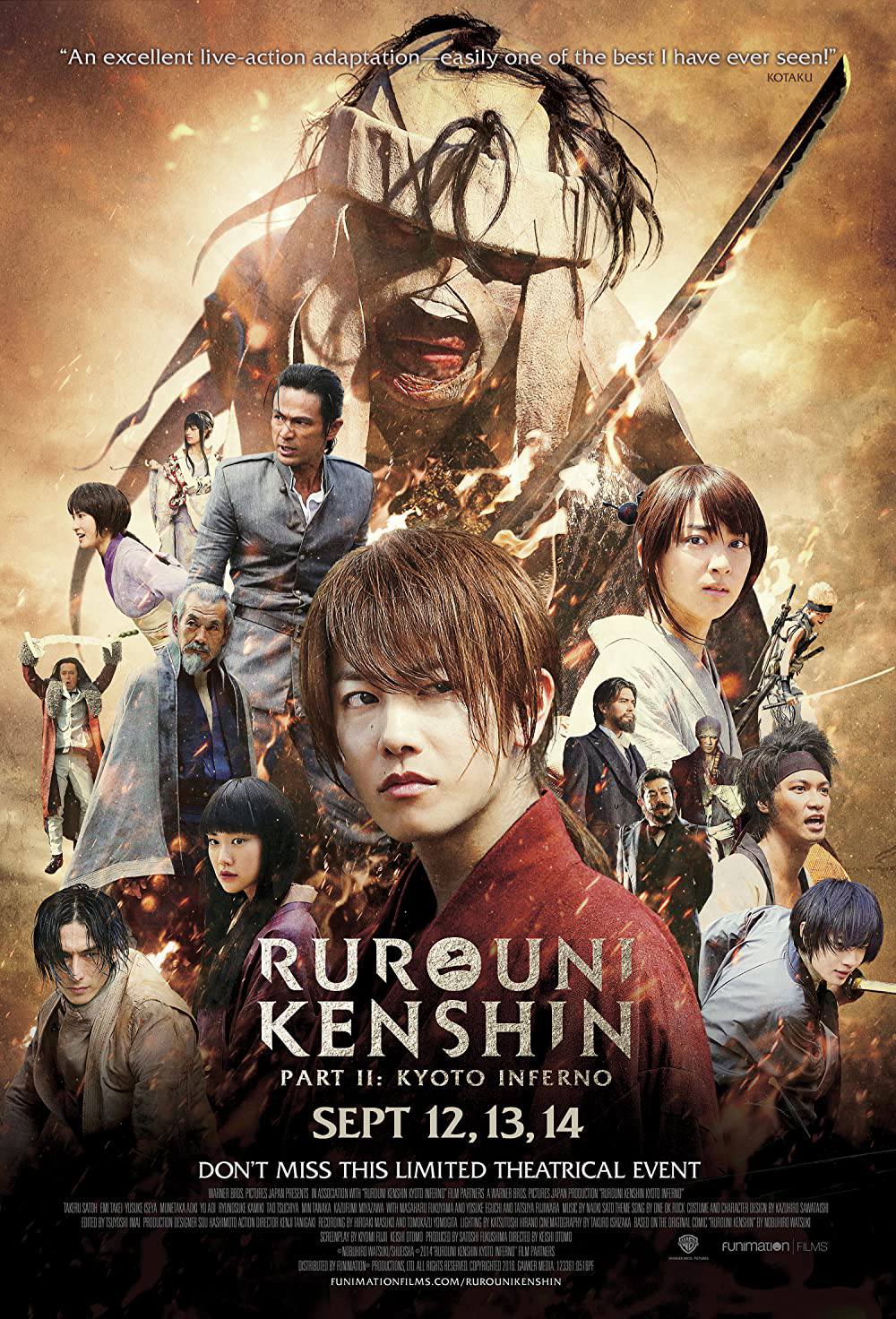Xem Phim Lãng khách Kenshin: Đại hỏa Kyoto (Rurouni Kenshin: Kyoto Inferno)