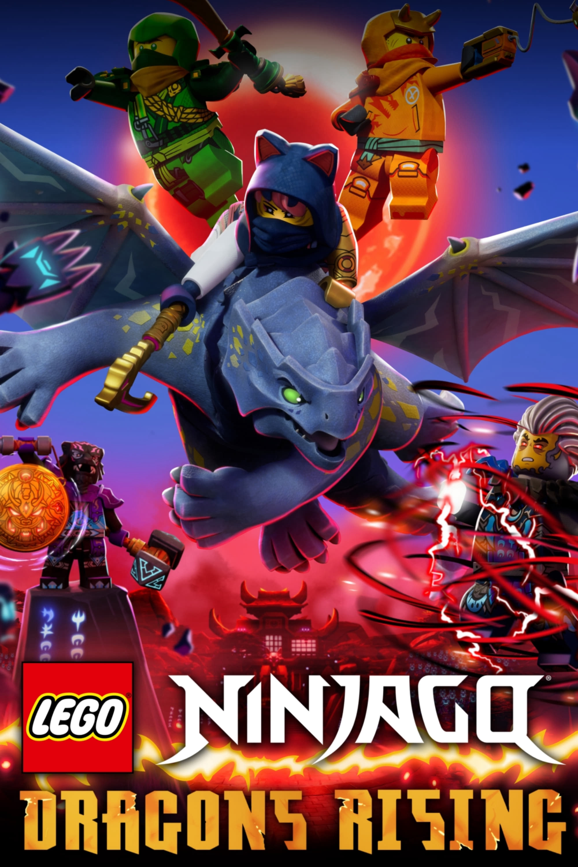Poster Phim LEGO Ninjago: Những Con Rồng Trỗi Dậy (PHần 2) (LEGO Ninjago: Dragons Rising Season 2)