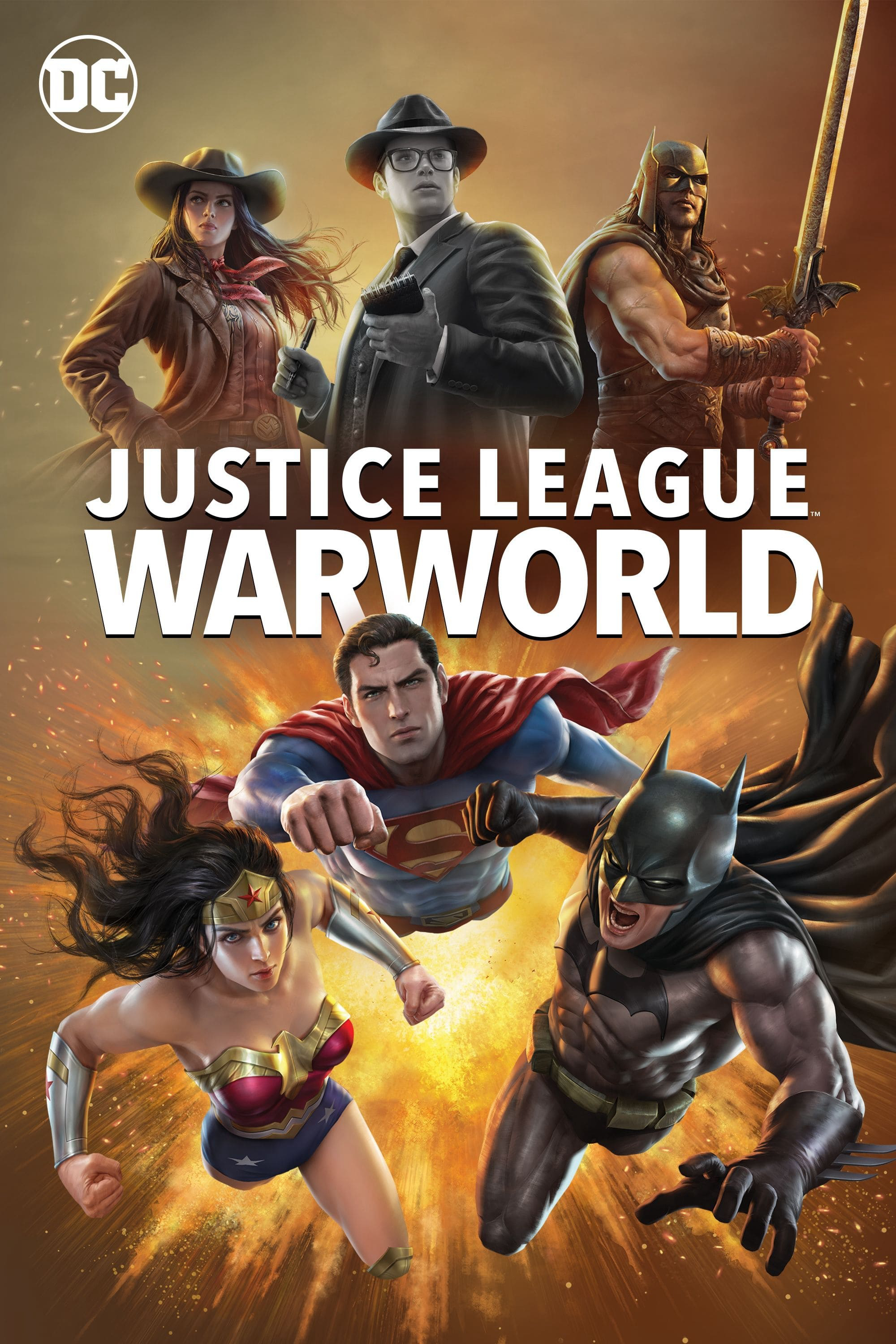 Xem Phim Liên Minh Công Lý: Thế Chiến (Justice League: Warworld)