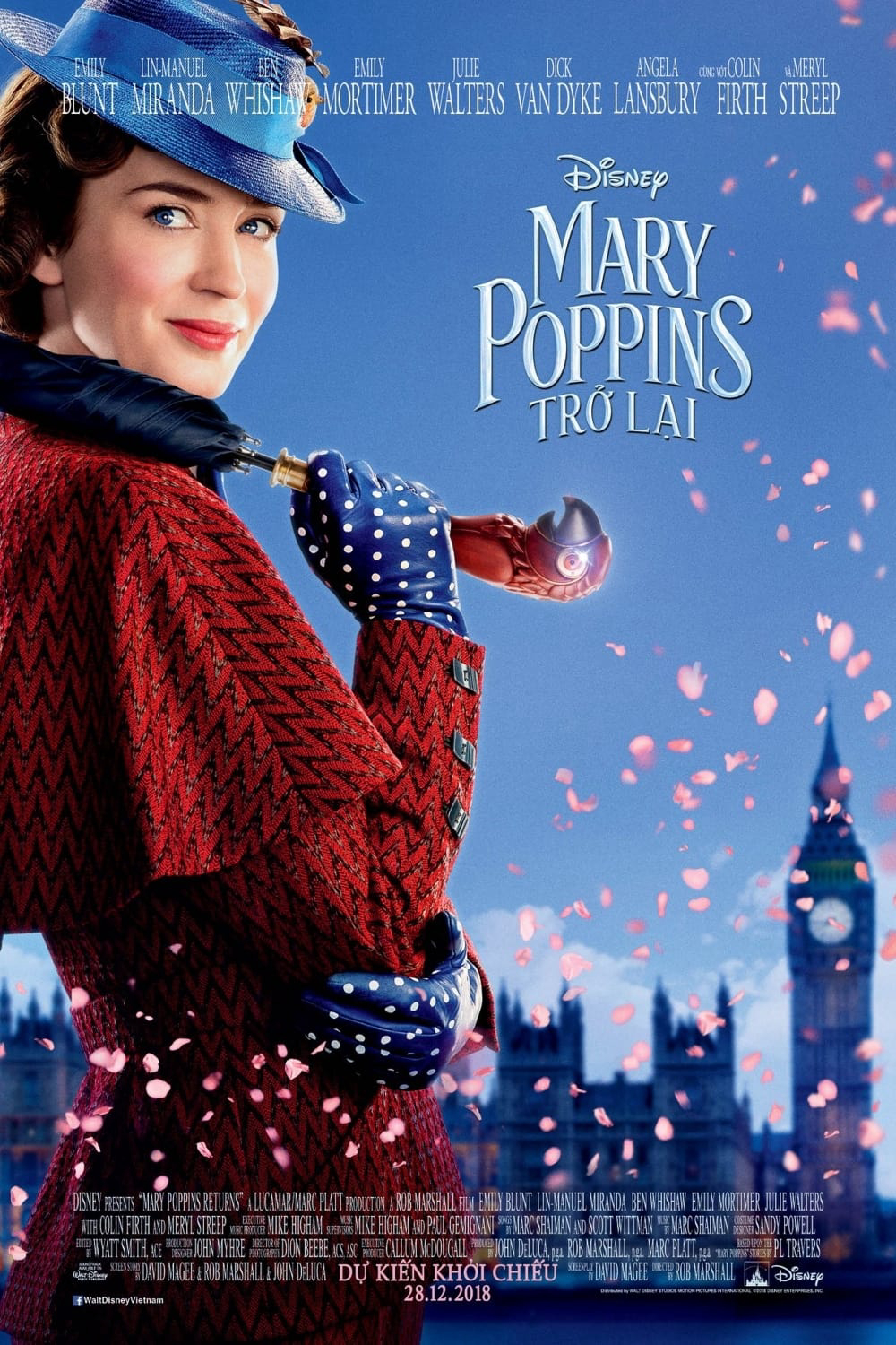 Poster Phim Mary Poppins Trở Lại (Mary Poppins Returns)