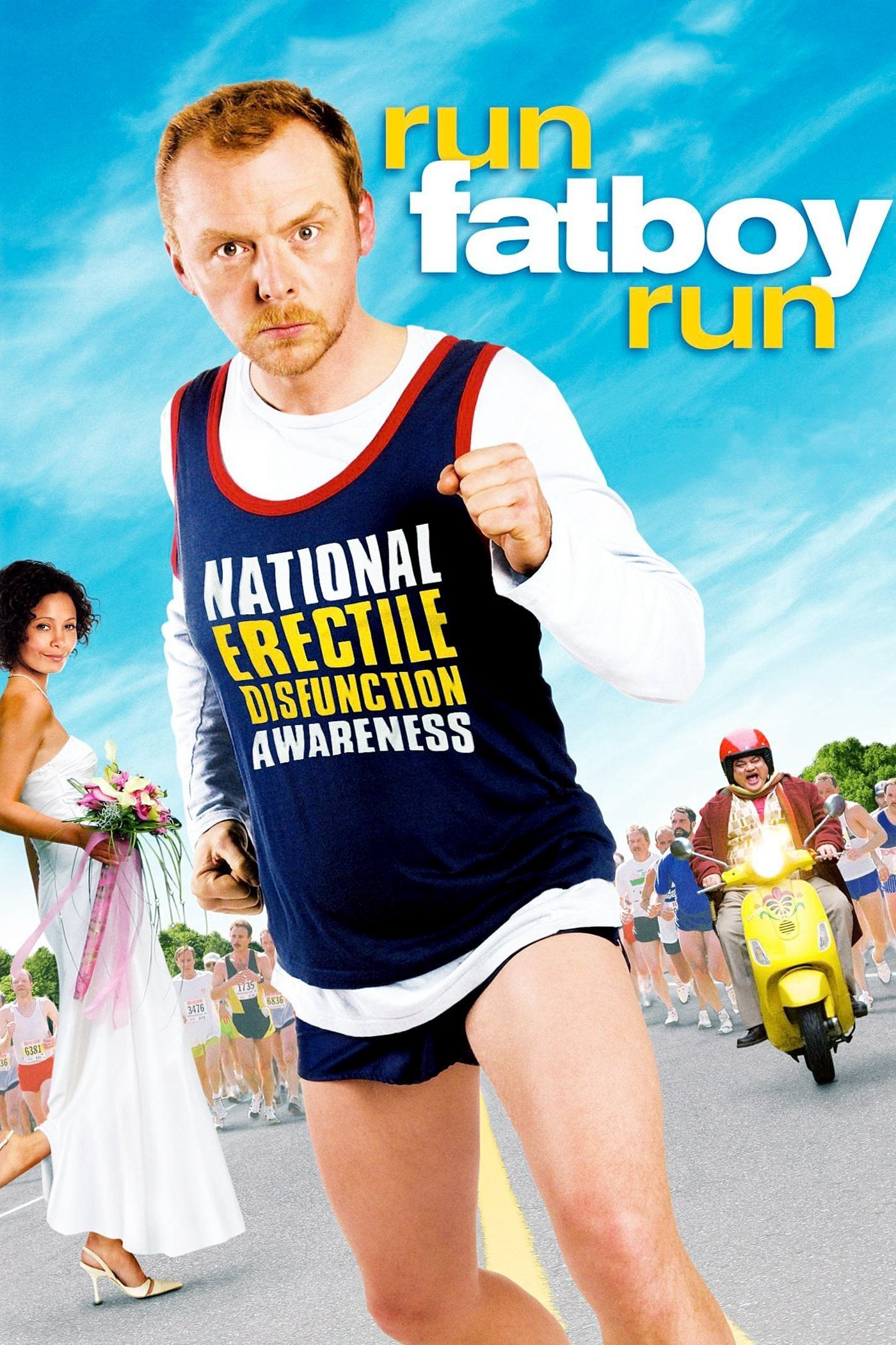 Poster Phim Mất Lực Vì Yêu (Run, Fat Boy, Run)