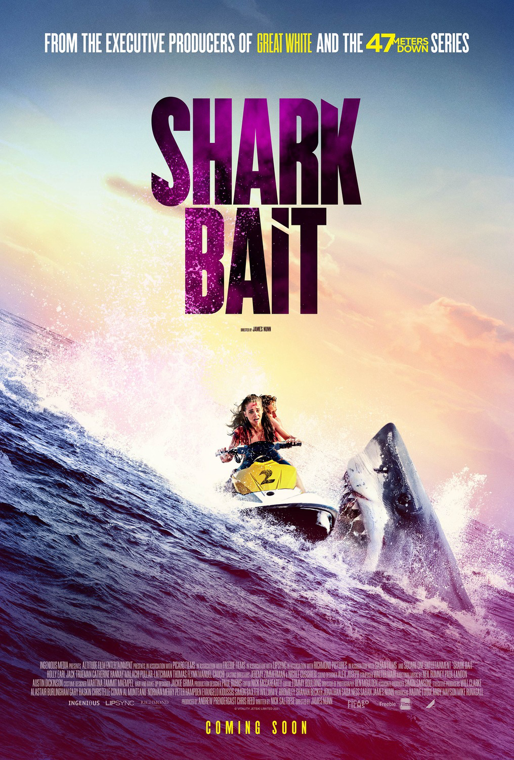 Poster Phim Mồi Cá Mập (Open Water 3: Cage Dive - Shark Terror)