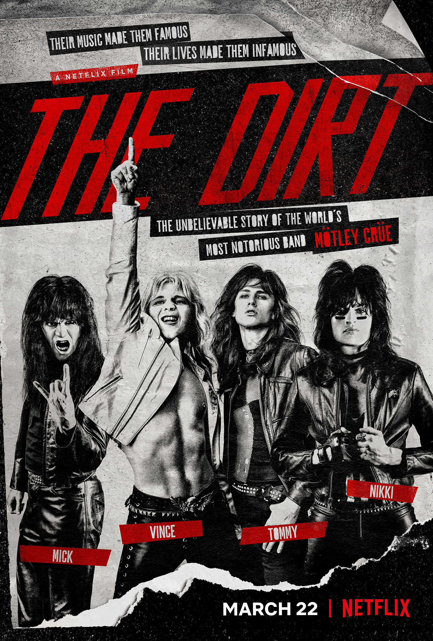 Poster Phim Mötley Crüe: Ban nhạc tai tiếng (The Dirt)