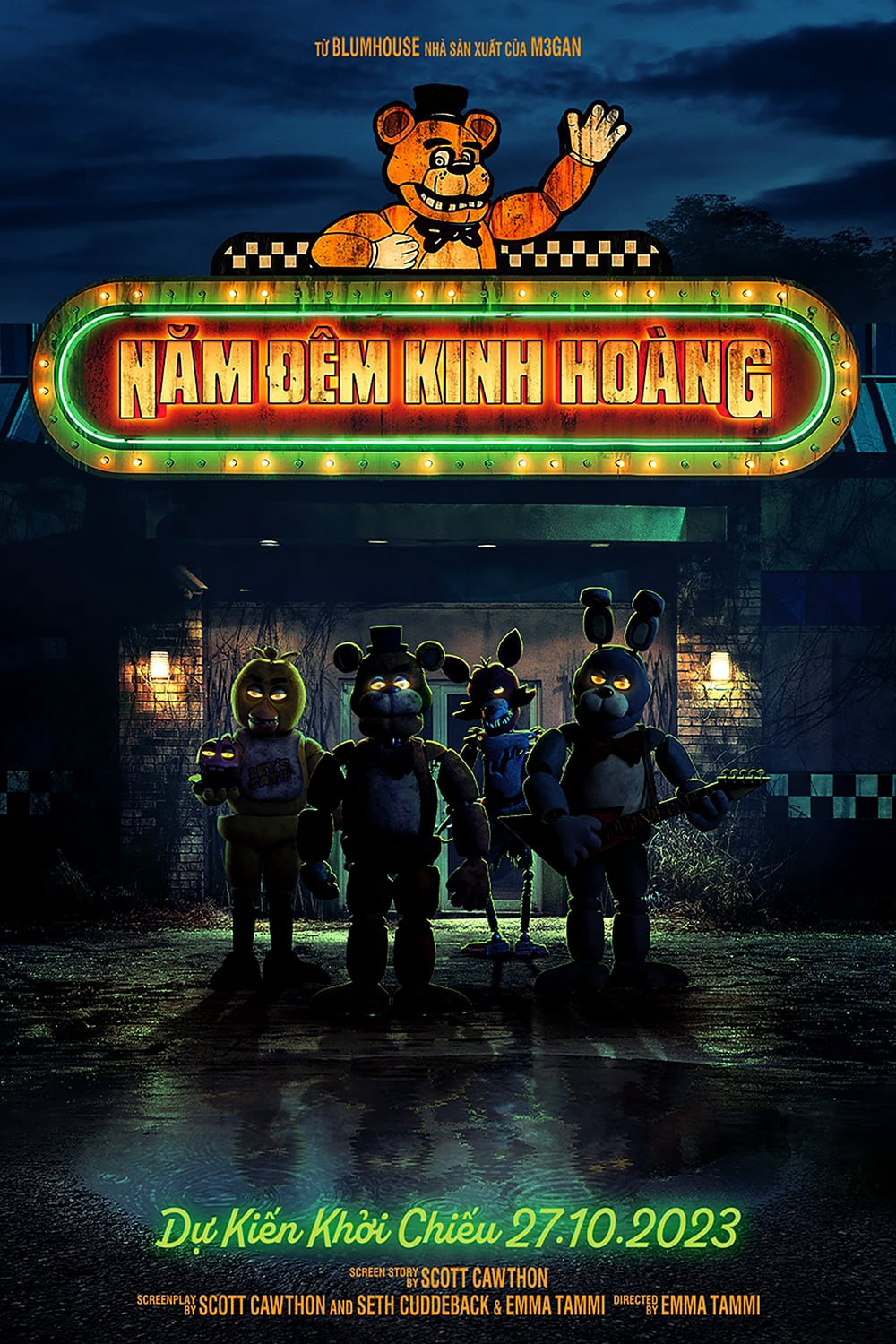 Poster Phim Năm Đêm Kinh Hoàng (Five Nights at Freddy's)