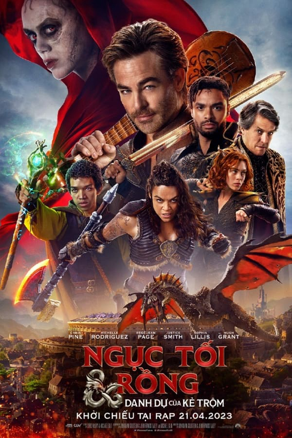 Poster Phim Ngục Tối & Rồng: Danh Dự Của Kẻ Trộm (Dungeons & Dragons: Honor Among Thieves)