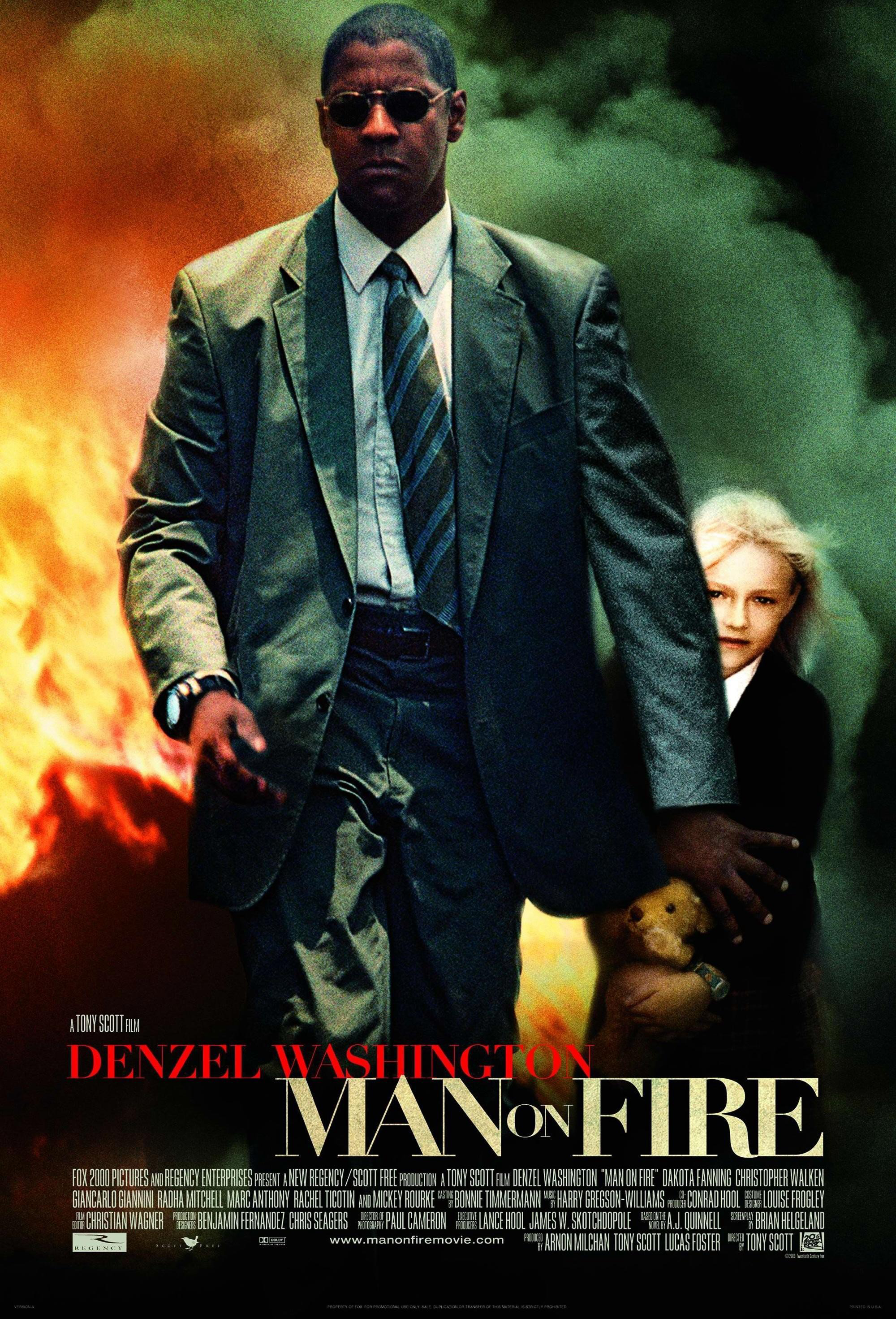 Poster Phim Người đỡ đạn (Man on Fire)