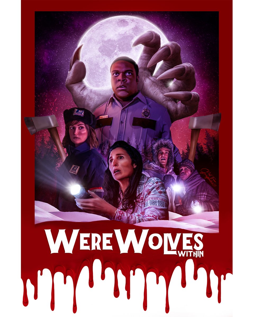 Poster Phim Người Sói Bên Trong (Werewolves Within)