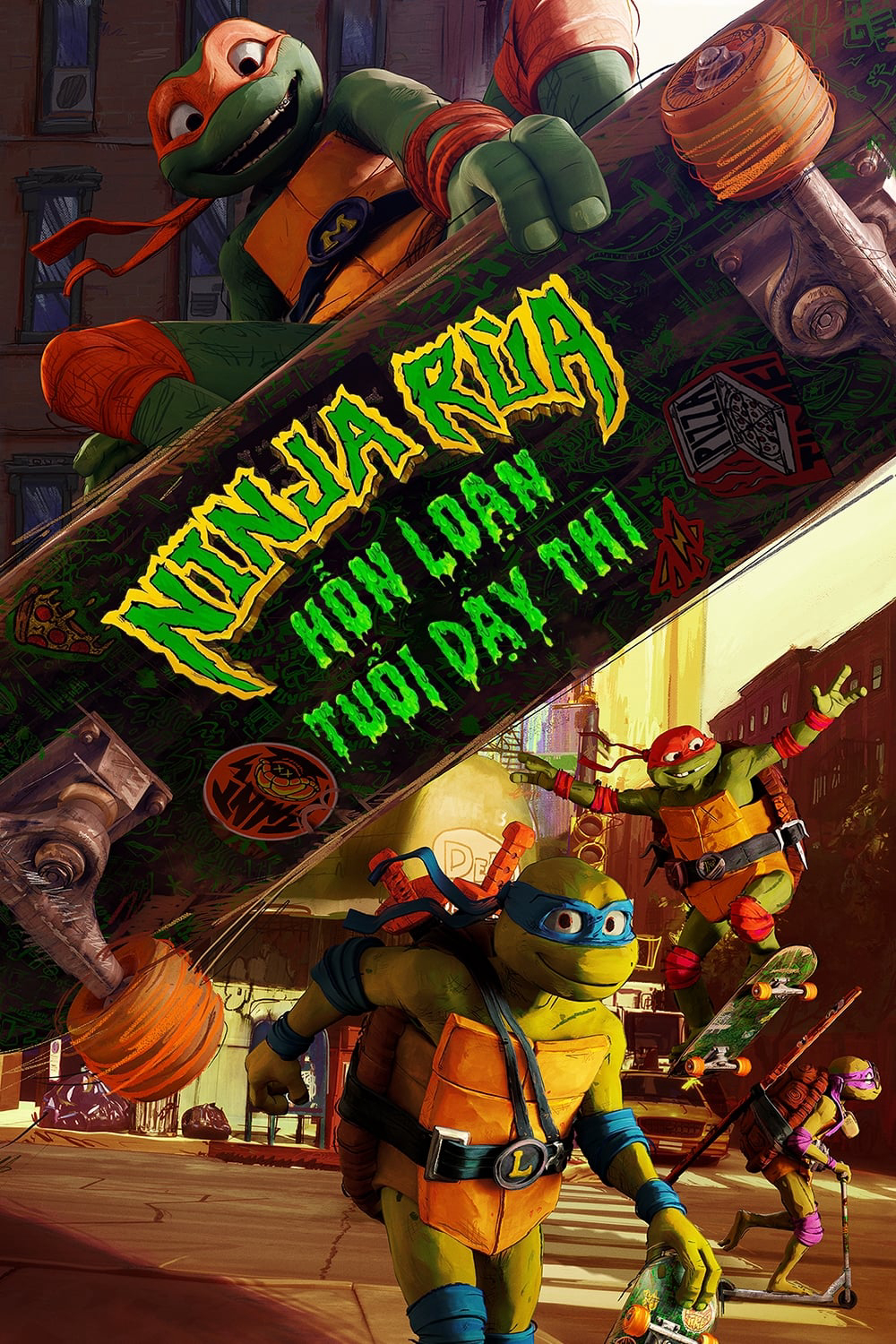 Xem Phim Ninja Rùa: Hỗn Loạn Tuổi Dậy Thì (Teenage Mutant Ninja Turtles: Mutant Mayhem)