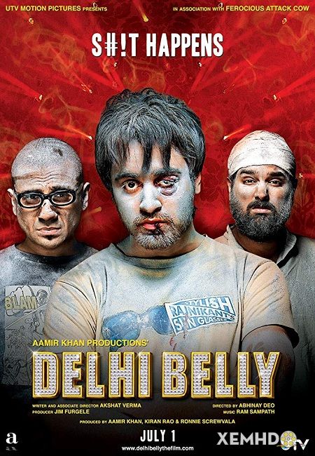 Xem Phim Ba Gã Ăn Hại (Delhi Belly)