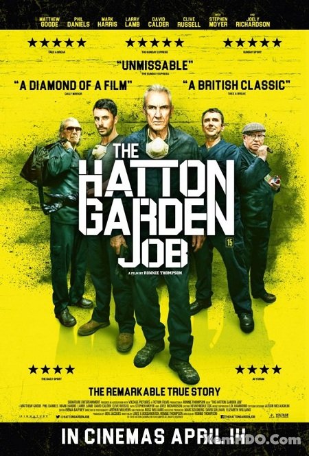 Xem Phim Băng Trộm Già Gân (The Hatton Garden Job)