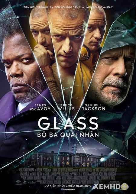 Xem Phim Bộ Ba Quái Nhân (Glass)