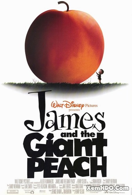 Xem Phim Cậu Bé Mồ Côi Và Trái Đào Khổng Lồ (Jame And The Giant Peach)