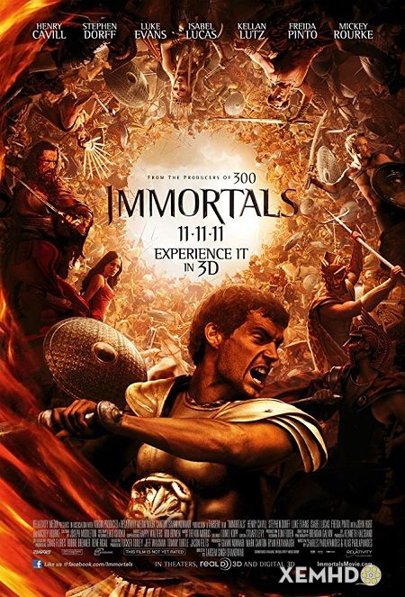 Xem Phim Chiến Binh Bất Tử (Immortals 3d)