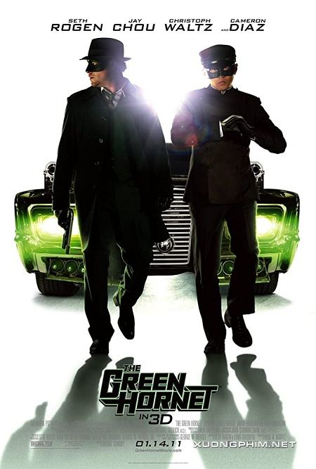 Poster Phim Chiến Binh Bí Ẩn (The Green Hornet)