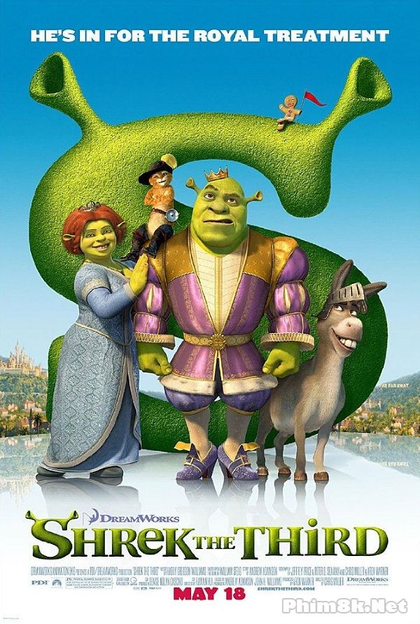 Xem Phim Chú Chằn Tinh Tốt Bụng (phần 3) (Shrek The Third 3)
