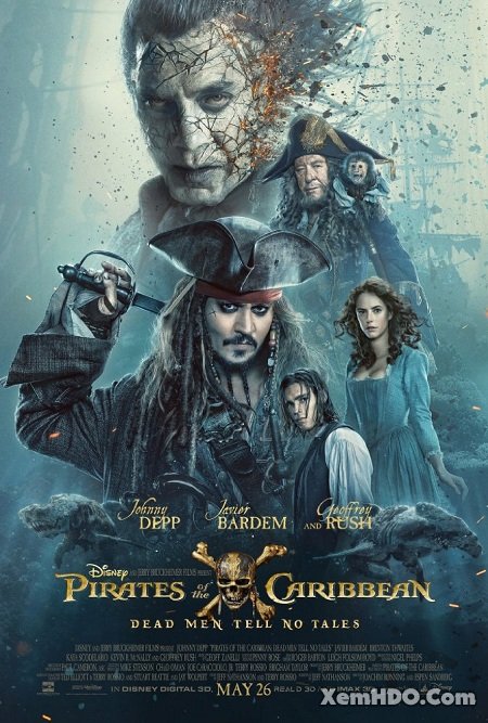 Poster Phim Cướp Biển Vùng Caribbean 5: Salazar Báo Thù (Pirates Of The Caribbean: Dead Men Tell No Tales)